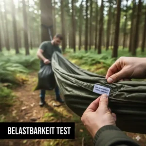 Die hohe belastbarkeit und materialqualität im camping hängematte set test.