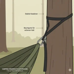 Hochwertige Karabiner und Aufhängungssysteme für sichere camping hängematte erfahrungen.