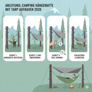 Schritt-für-Schritt Anleitung zum Aufbau der camping hängematte mit tarp 2026.