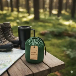 Das geringe Gewicht und Packmaß einer wasserdichte hängematte camping für Backpacker.