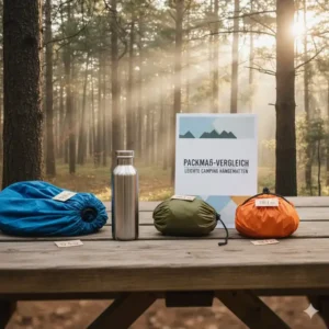 Das kompakte Packmaß der Testsieger aus unserem leichte camping hängematte test.