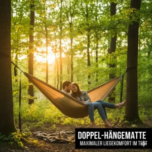 Eine großzügige Doppel-Liegefläche für maximale Bequemlichkeit im komfort camping hängematte test.