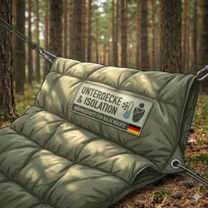 Gefütterter Underquilt Wärmeschutz passend für das camping hängematte zubehör set