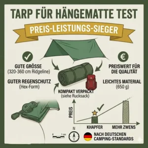 Der Testsieger im tarp für hängematte test