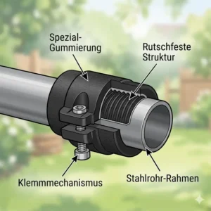 Entspannte Nutzung einer Hängematte mit stabilem Anti-Rutsch-System