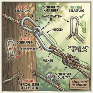 Darstellung eines stabilen Holzgestells als praktische Alternative im Hängematte aufhängung ratgeber.