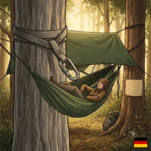 Comfort and lie angle test for amazonas hängematte camping test