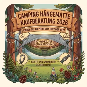 Baumschonende Aufhängungssysteme, ein wichtiger Aspekt der Camping Hängematte Kaufberatung 2026.
